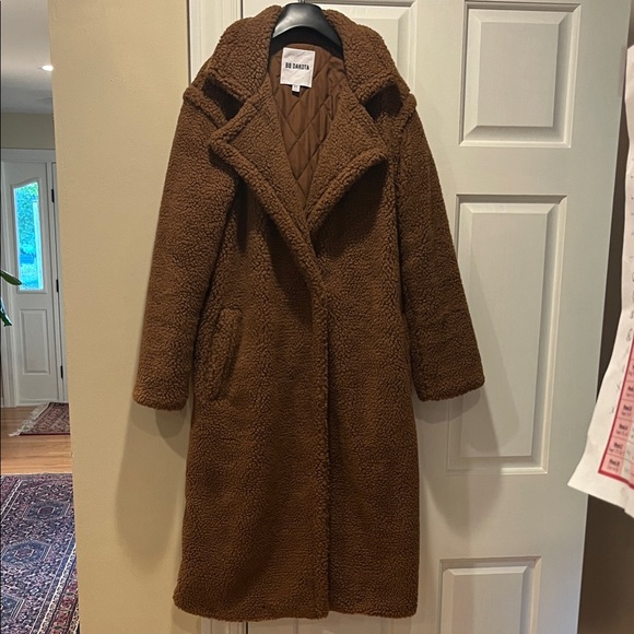 Brown Teddy Coat - Picture 1 of 3